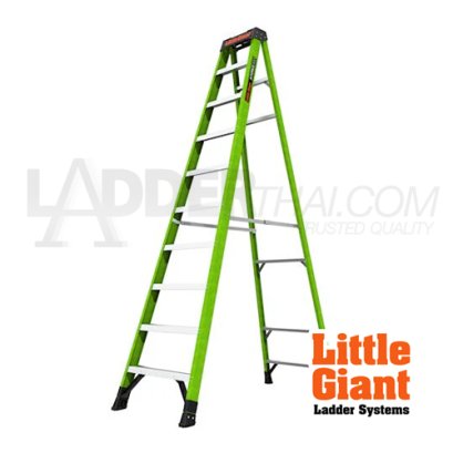 LG15800-001 บันไดไฟเบอร์กลาส A-Force 10 ขั้น ' รุ่น 15800-001 "LITTLE GIANT"